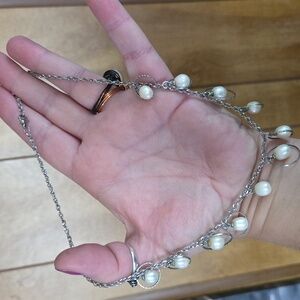 Real pearl station necklace MARKDOWN!